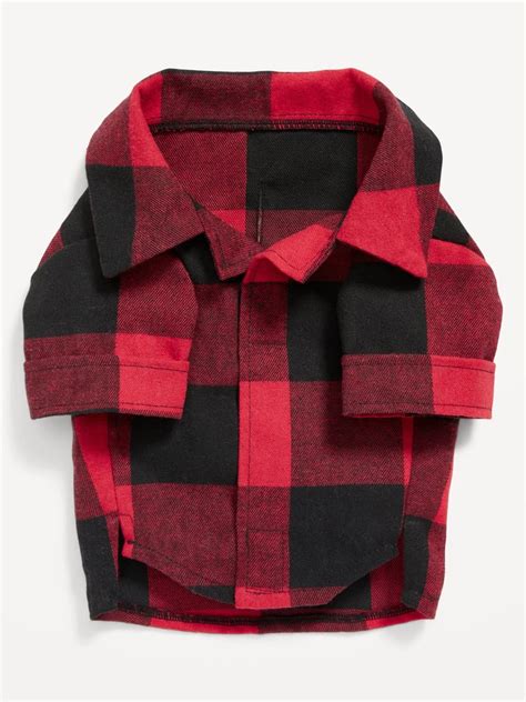 Old Navy Flannel Shirts for Pets