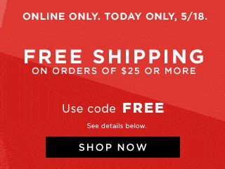 Old Navy Free Delivery on Orders Over $50