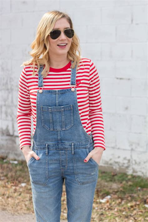 Old Navy Overalls with Stripes