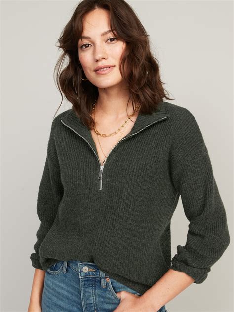 Old Navy Quarter Zip Sweatshirts for Women