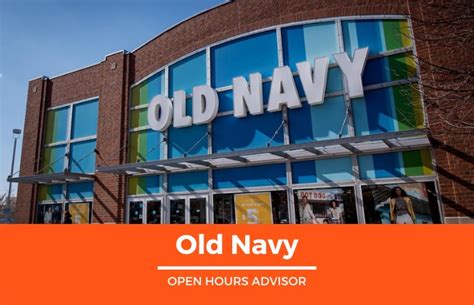 Old Navy store hours on weekends