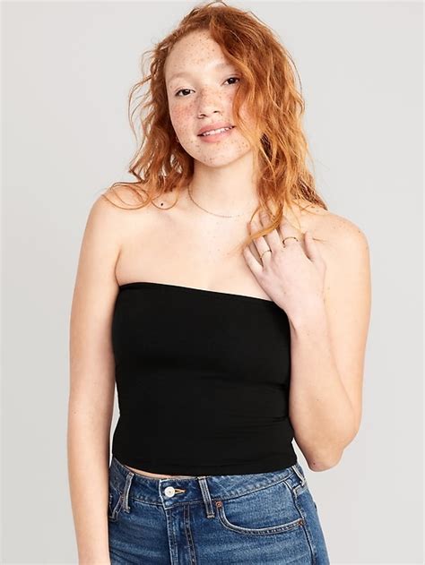 Old Navy tube top outfit ideas