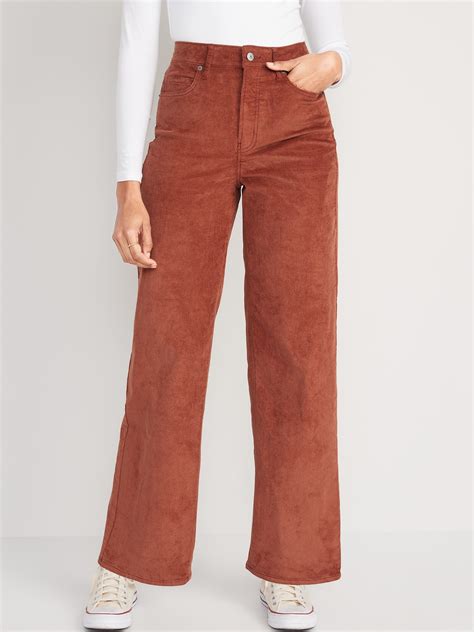 Old Navy Wide Leg Corduroy Pants