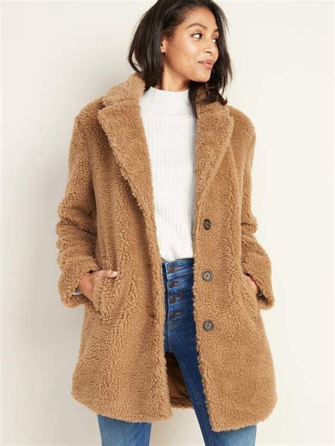 Old Navy Women Coats On Sale Faux Fur Coats