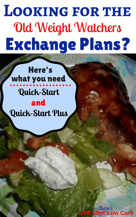 A photo of the Weight Watchers Exchange Plan booklet