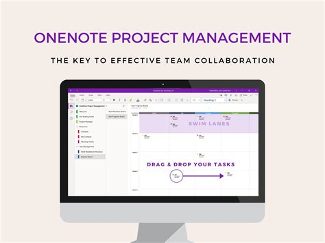 OneNote Project Plan Templates