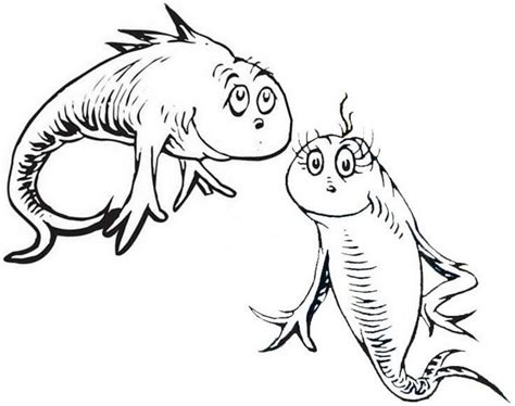 One Fish Two Fish Printable Coloring Pages For Kids