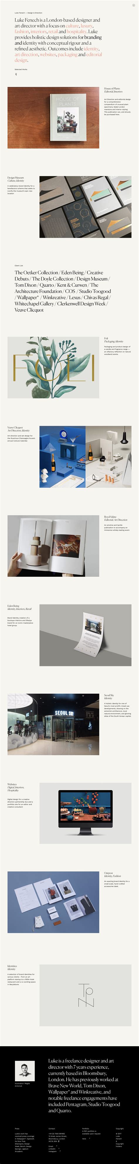 One-Page Developer Portfolio with Scroll Effect Template