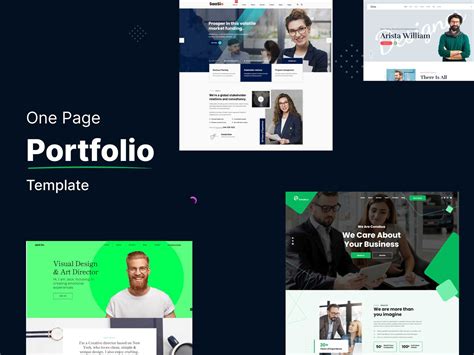 One-Page Portfolio Template