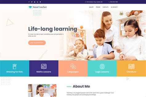 One-Page Website Template