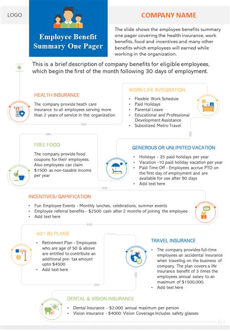 Benefits of One Pager Slide Templates