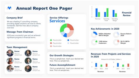 One Pager Powerpoint Template Design Example 1