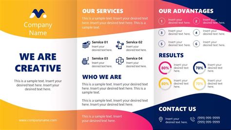 One Pager Powerpoint Template Design Example 2