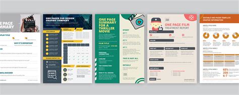 One Pager Slide Template Design Tips