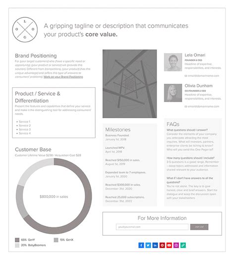 Creative One Pager Template