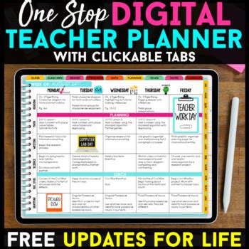 One Stop Teacher Shop Planner