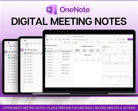 OneNote Meeting Templates