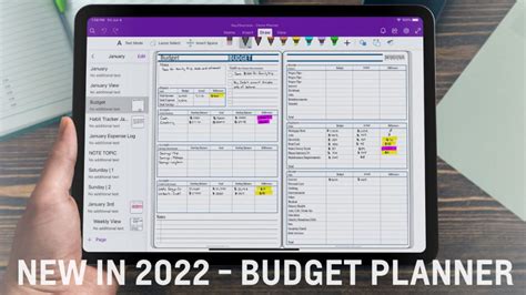 OneNote Budget Planner Template