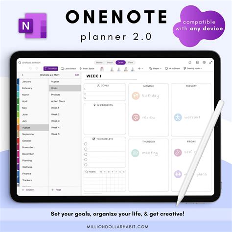 OneNote Calendar Template Challenges