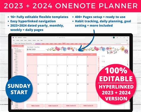 OneNote Calendar Template Gallery Image 6