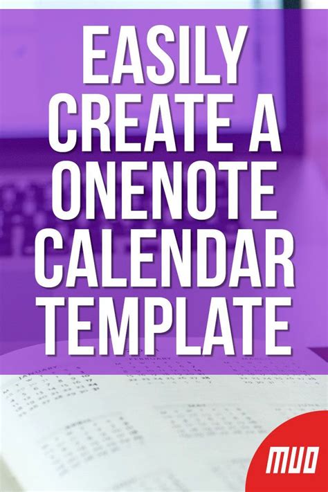 OneNote Calendar Template Gallery Image 7