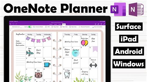 OneNote Digital Planner