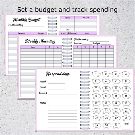 OneNote template budget