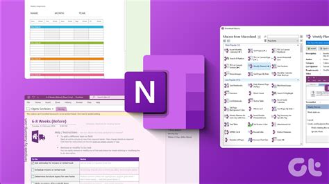 OneNote Template Gallery 1