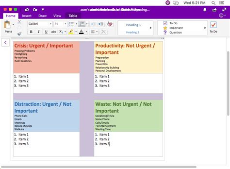 OneNote Templates Gallery 2