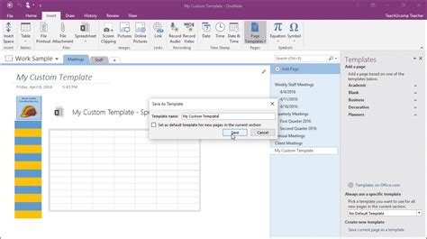 OneNote Templates Gallery 9