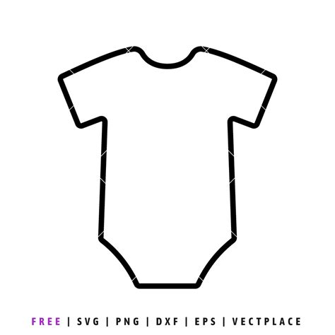 Onesie Outline Template