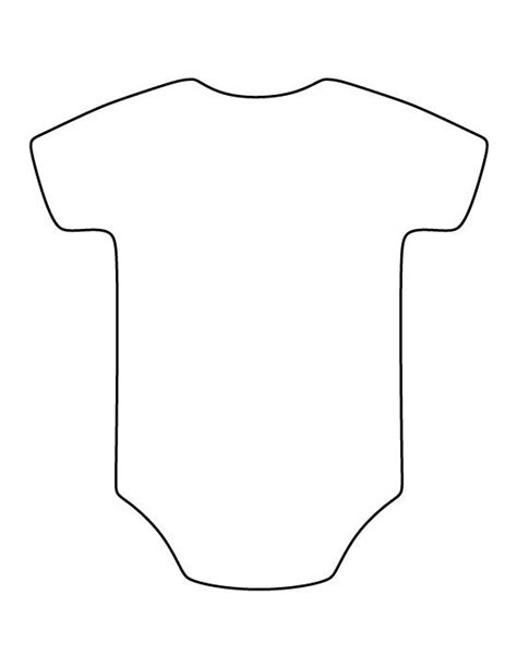 Onesie template printable