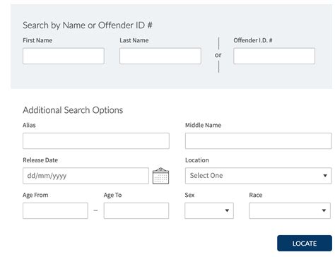 Online inmate search platforms