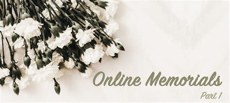 Online Memorial Service