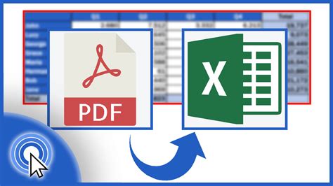 Online PDF to Excel Converters