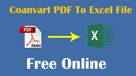 Online PDF to Excel Converters