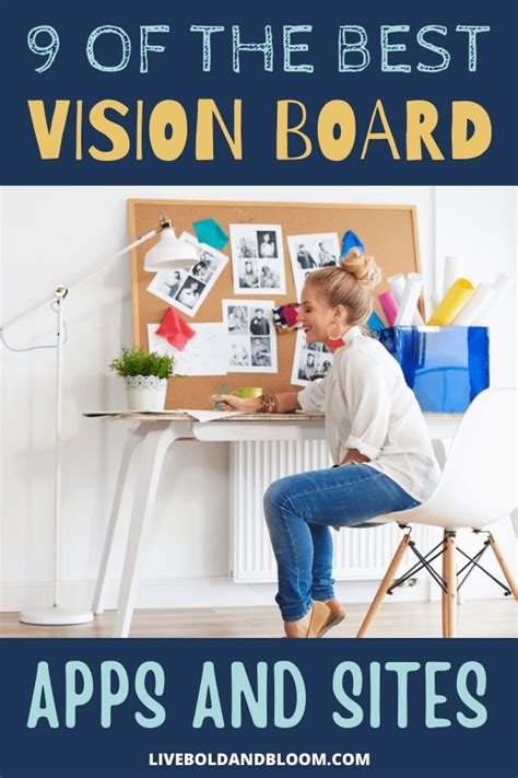 A vision board with images and fonts