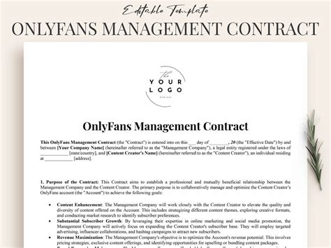 Onlyfans Creator Agreement