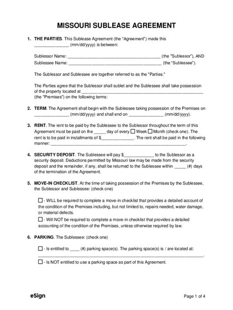 Ontario Sublet Agreement Template 3