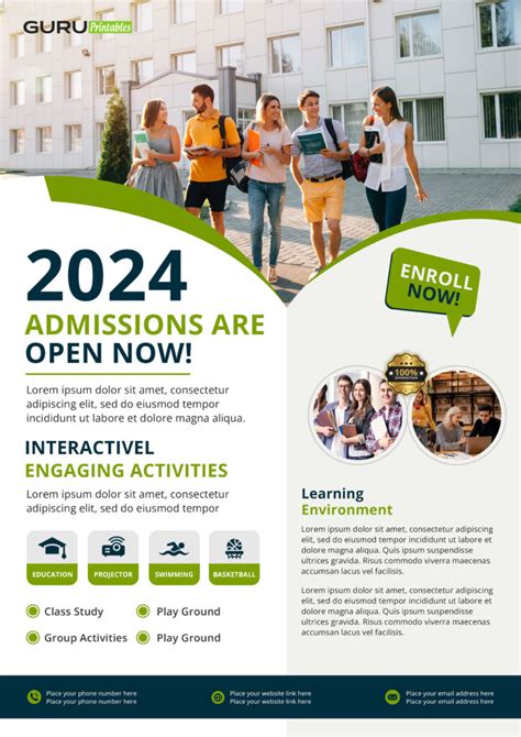 Open Enrollment Flyer Template 3