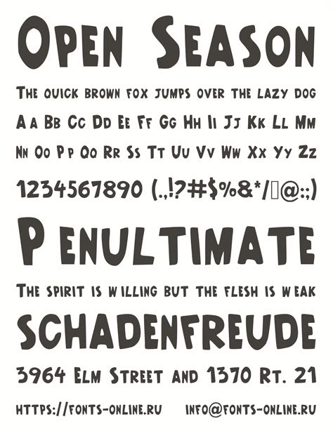 Open Enrollment Fonts and Typography