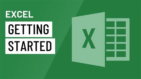 Getting started with Excel