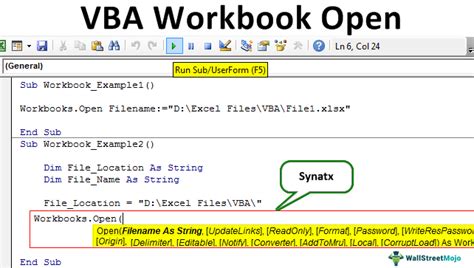 Opening a New Workbook in VBA