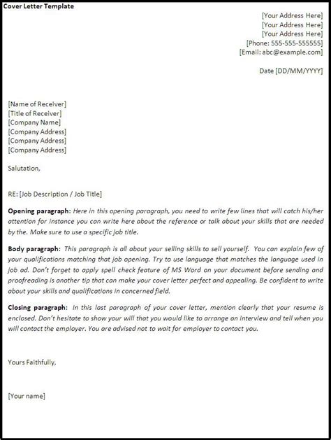 Open Office Cover Letter Samples