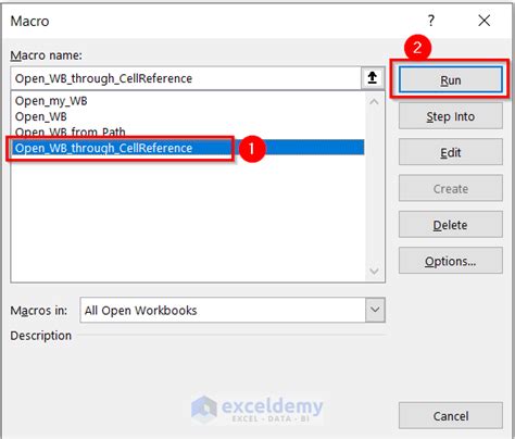 Opening Workbook Methods