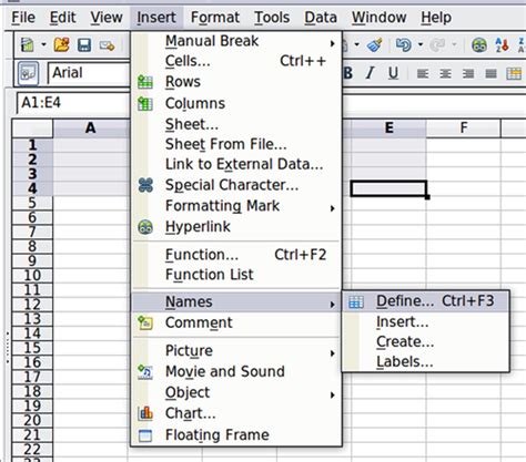 OpenOffice Calc Screenshot