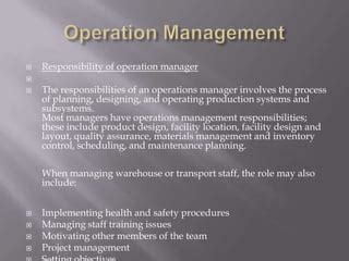 Operations Management