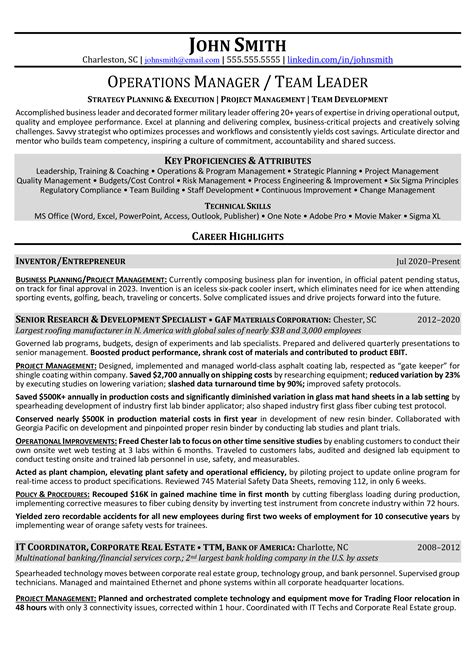 Operations Office Manager Resume