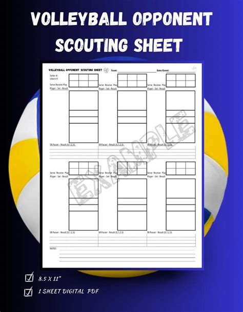 Opponent Tracking Sheet