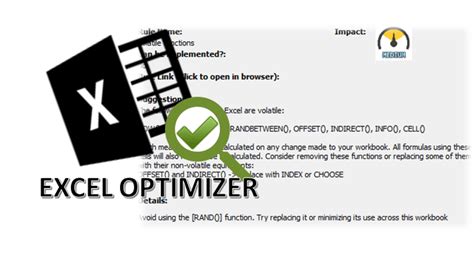 Optimize Excel File